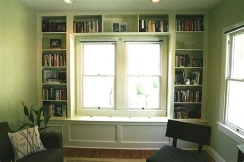 Bookshelves Around A Window Home Ikea Window Seat Bedroom Window Seat