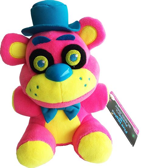 Funko Five Nights At Freddys Security Breach Blacklight Glamrock Freddy Exclusive Plush Toywiz