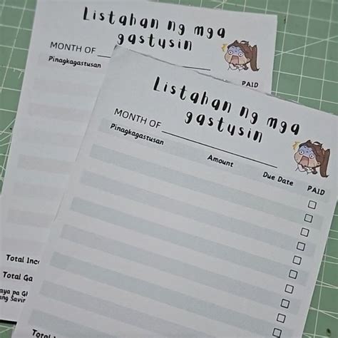 Listahan Ng Mga Utang Notepad Shopee Philippines