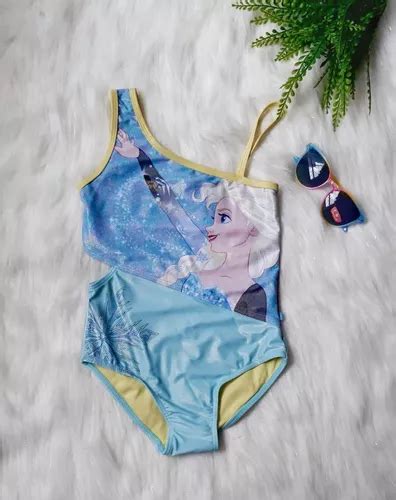 Vestido De Baño Bikini Niña Frozen Mas Gafas Cuotas sin interés