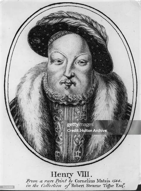 Circa 1530 Henry Viii King Of England From 1509 Married Six Times