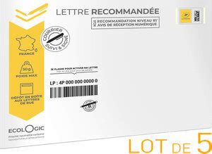 Pr T Poster Lettre Recommand E G Enveloppes En Lot De La