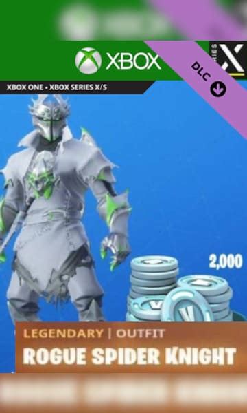 Buy Fortnite Rogue Spider Knight Bundle 2000 V Bucks Xbox Series X