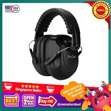 Procase Noise Reduction Safety Ear Muffs Hearing Protection Earmuffs