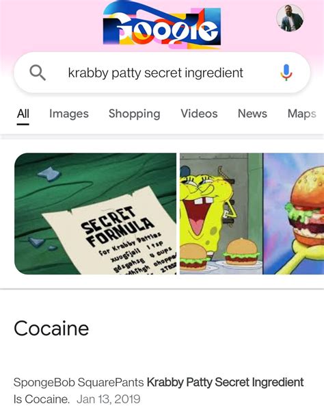 Spongebob Secret Formula