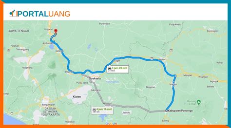 Ponorogo Semarang Berapa Jam Dan Berapa Kilo Km