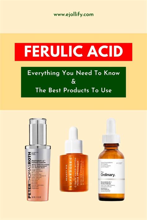 8 best ferulic acid serums ferulic acid benefits – Artofit