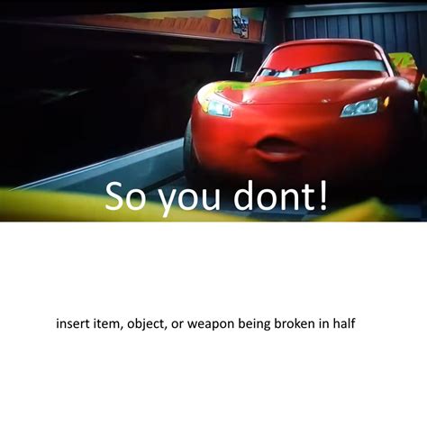 Lightning McQueen breaks something by elmoiscoo3 on DeviantArt