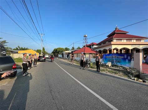 Gabungan Operasi Ketupat Otanaha Siaga Lakukan Pengamanan Shalat