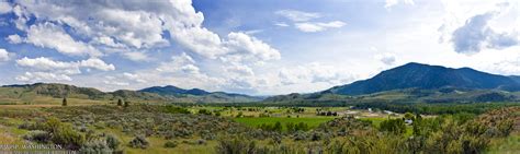 Panorama photo of just outside Twisp Washington