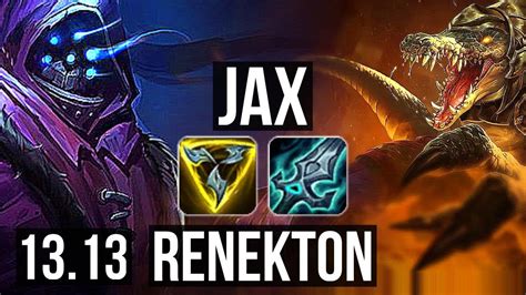 Jax Vs Renekton Top M Mastery Games Kr Master