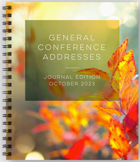 General Conference Addresses October 2023 Journal Edition