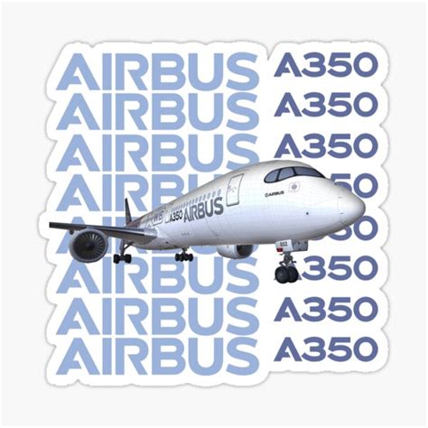 A350 Xwb Prototype Sticker For Sale By Dudutbrito Redbubble