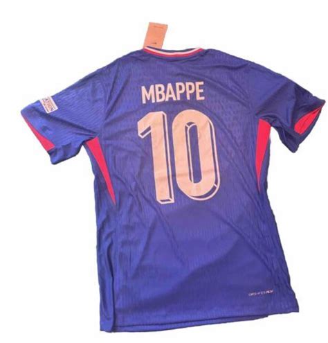 Kylian Mbappe France Euro Jersey Player Version With Euro