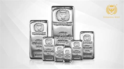 Silver Cast Bars Investment Products Germania Mint