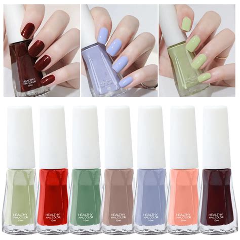 Autumn And Winter Oily Nail Polish No Bake Lasting Sequins Nude