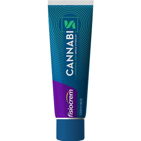 Fisiocrem Creme Para Alívio Da Dor Cannabis 60ml Azul Bikeinn