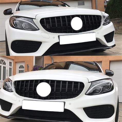 GRILL ATRAPA MERCEDES W205 AMG PANAMERICANA CZARNY KAMEX GRILL ATRAPA