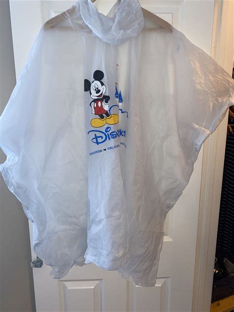 DISNEY Parks Original MICKEY Mouse WaterProof RAIN PONCHO 2 Adult And 1