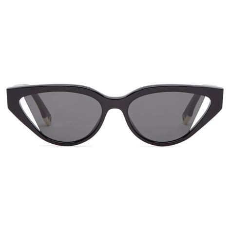 Fendi Fendi Way Cat Eye Sunglasses Black Sunglasses Fendi