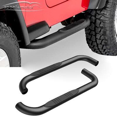 Parts Accessories 4 Black IBoard Running Boards Nerf Bars Fit 87 06