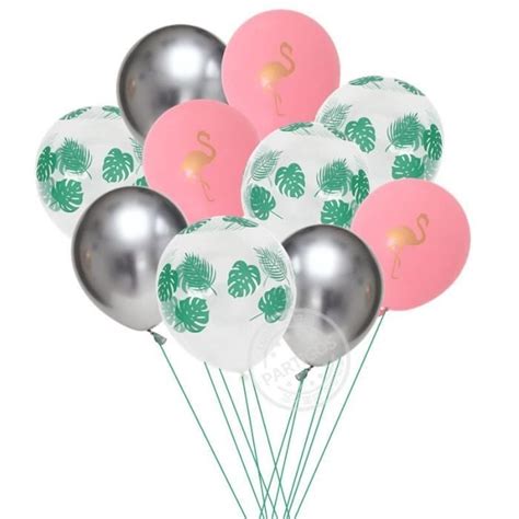 10 pièces 12 pouces palmier feuille Latex ballons transparents ballons