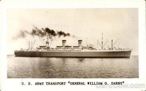 Us Army Transport General William O Darby