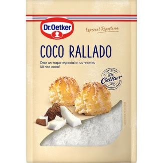 Coco rallado especial repostería bolsa 125 g DR OETKER Supermercado