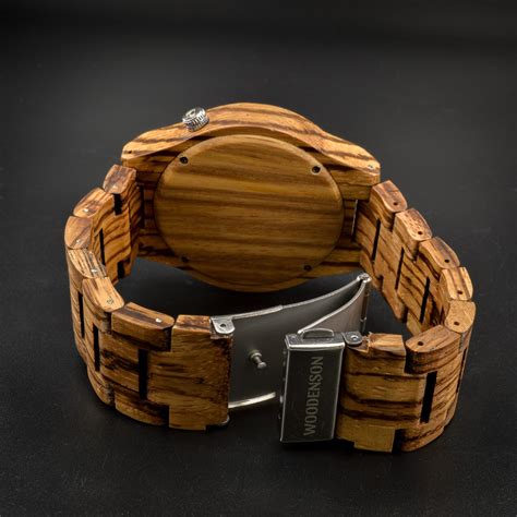 Reloj De Madera Articulado Gaman Woodenson Usa