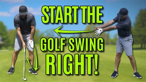 How To Start The Golf Swing Correctly Youtube