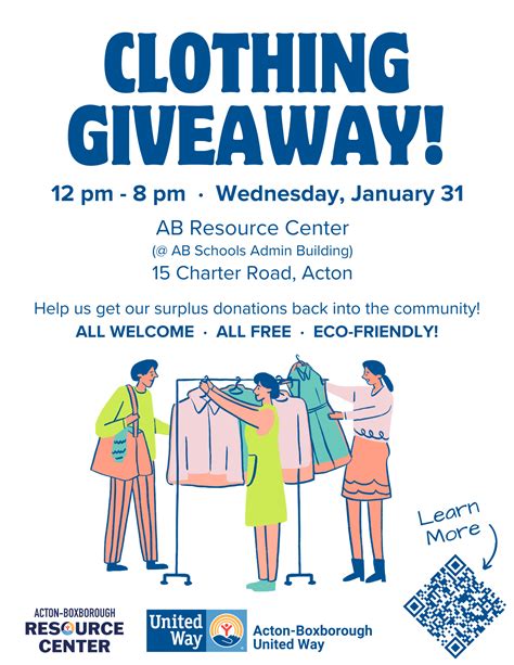 Clothing Giveaway at AB Resource Center | Acton-Boxborough United Way