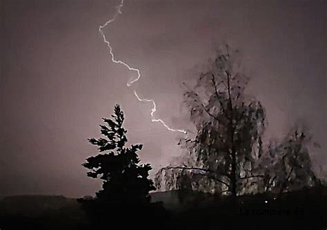 La Haute Loire en vigilance orange aux orages jeudi en fin d après midi