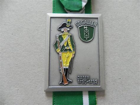 Medaille Schweiz Milit R Uniform Kanton St Gallen J Ger Kaufen