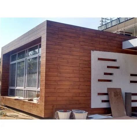 Brown Matte Hpl Wooden Facade Exterior Cladding Thickness Mm At Rs