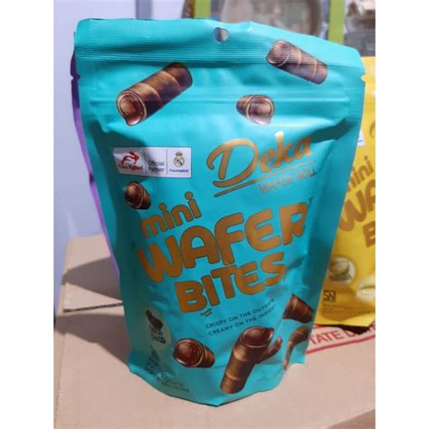 Jual Deka Mini Wafer Bites Choco Ube Durian Murah Shopee Indonesia