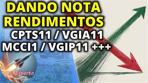 Anúncio rendimentos 8º d u vgia11 dando um SHOW YouTube