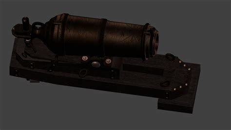 3D carronade cannon - TurboSquid 1364969