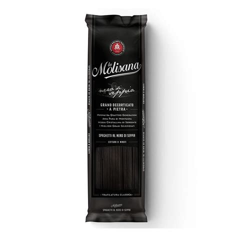 Spaghetti Al Nero Di Seppia De La Molisana Gr Elcotgourmet