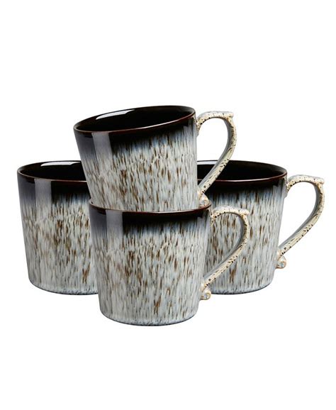 Denby Halo Heritage Mugs, Set of 4 & Reviews - Dinnerware - Dining - Macy's