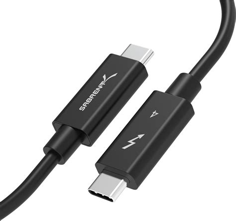 Sabrent Thunderbolt 4 40 Gbps Ladekabel 1M Lang USB Typ C Kabel 8K