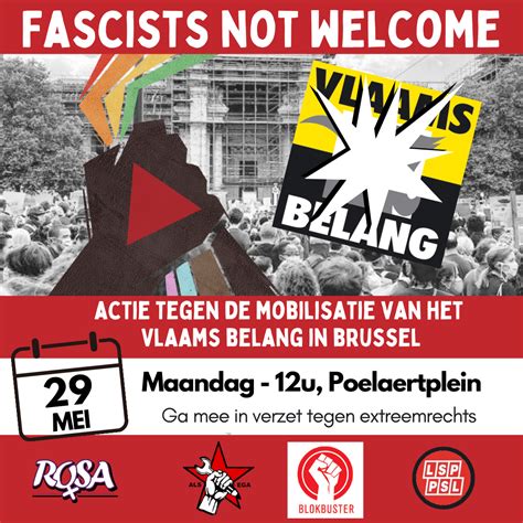 Vlaams Belang Versterkt Zich Antifascistisch Antwoord Nodig Linkse