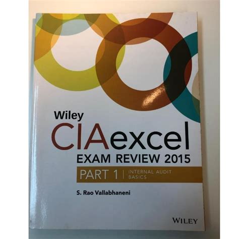 Wiley Ciaexcel Exam Review Part Internal Audit Basics Hobbies