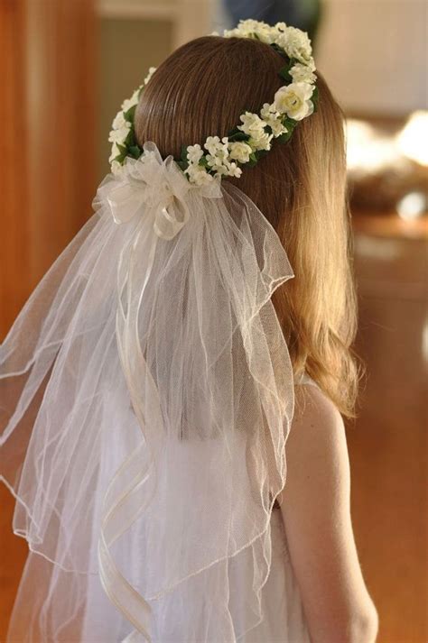 Holy Communion Hairstyles With Veil