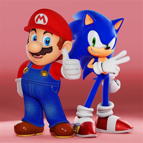 Super Mario Bros Movie Mario And Sonic By Hunicrio On Deviantart