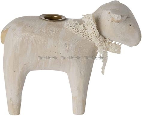 Maileg Lamb Candleholder Off White