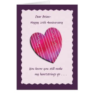 Husband 20th Anniversary Cards | Zazzle