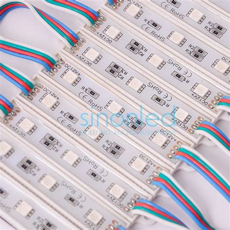 20pcs 50503 Smd 5050 3 Leds Rgb Pixels Digitally Controllable Led Pixel Module Light Waterproof