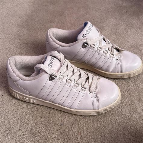 K-Swiss White Trainers | Depop