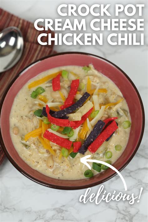 Crock Pot Cream Cheese Chicken Chili More Chicken Recipes