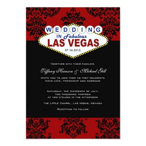 Viva Las Vegas Wedding Invitation | Zazzle.com